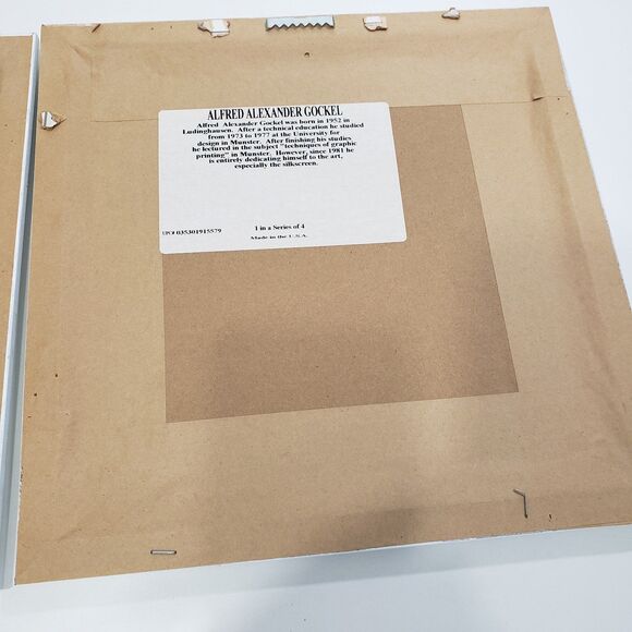 Alfred Alexander Gockel Framed Art - Framed and Matted Floral Prints, Set of 2 - Picture 6 of 7